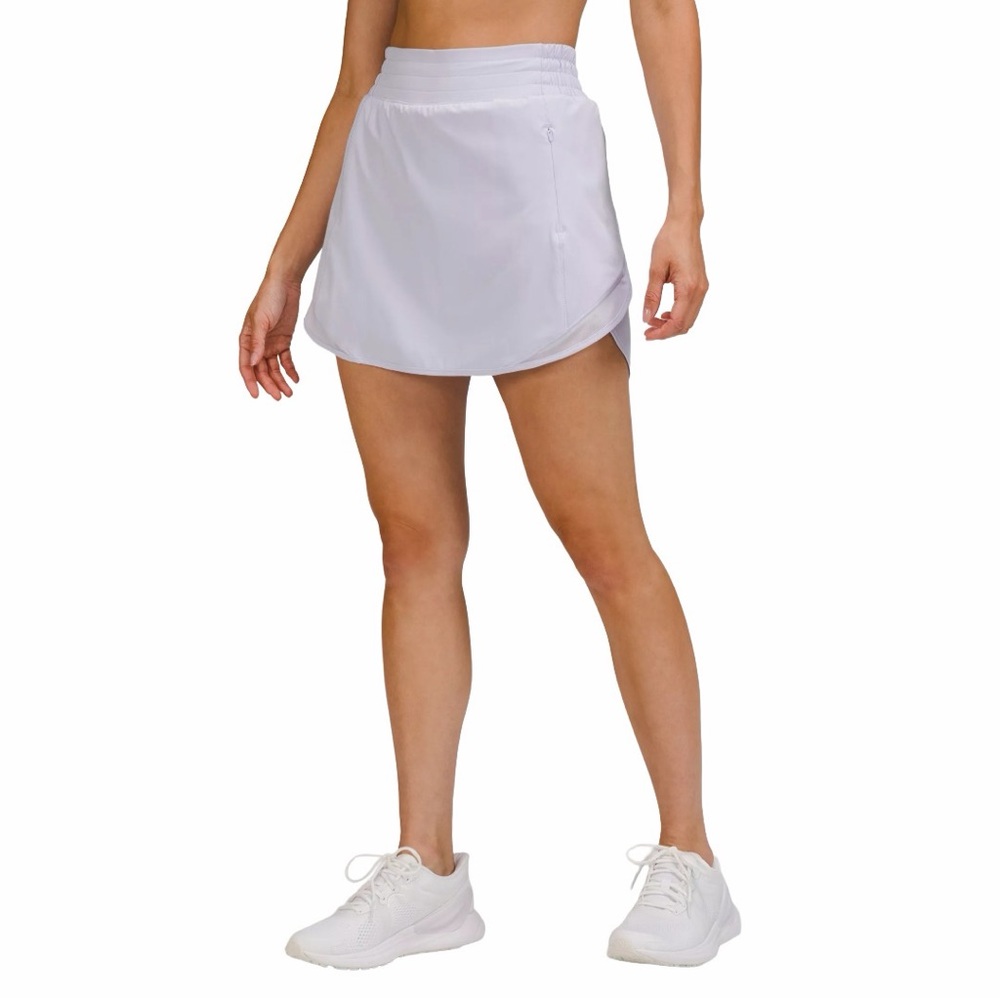 LULULEMON Hotty Hot High-Rise Skirt Pastel Blue W8AF5T Size 4 Long